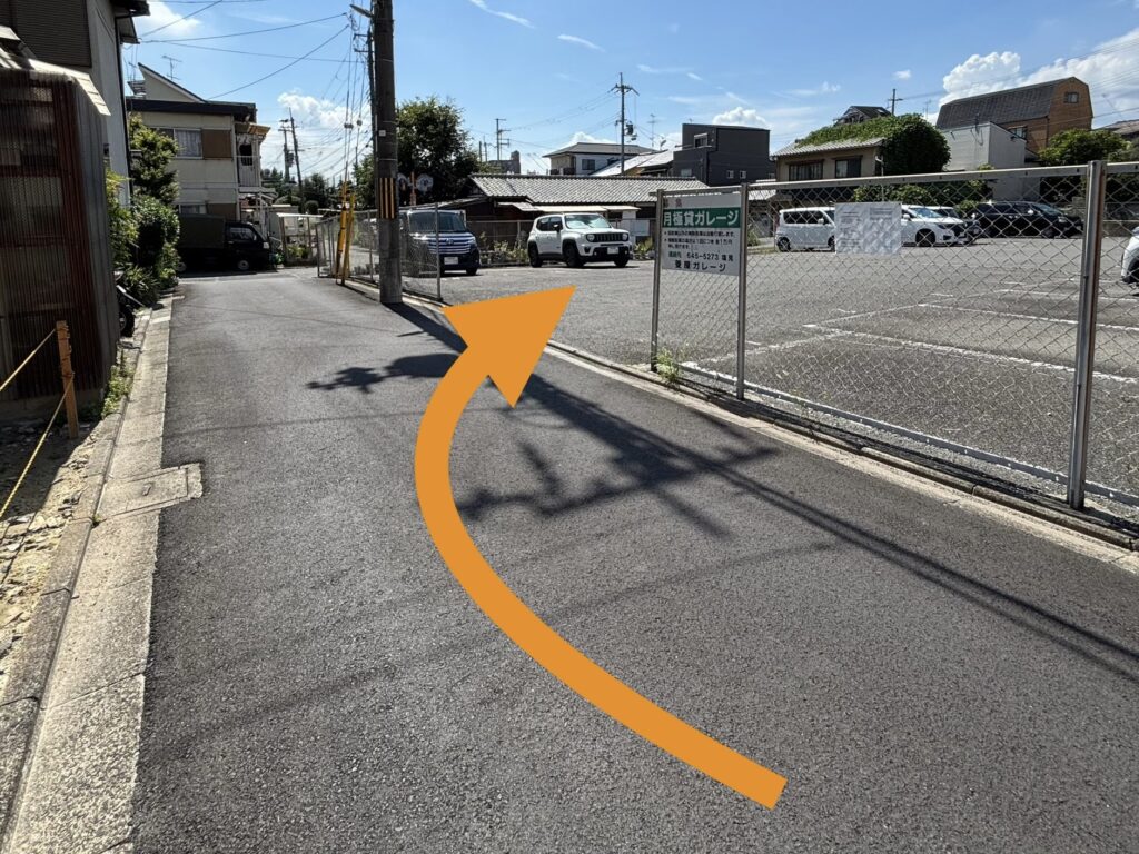 屋外駐車場 ルート2